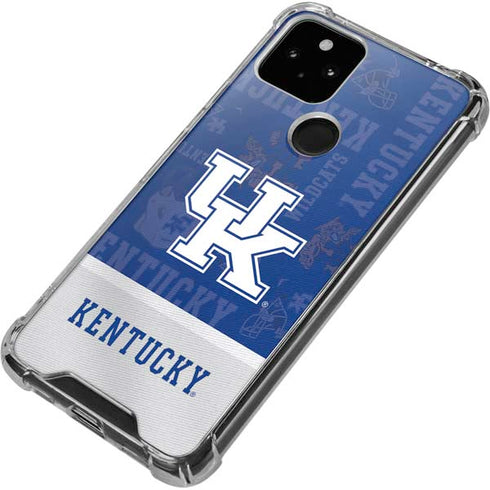 University of Kentucky Jersey Split Google Pixel 5 Clear Case